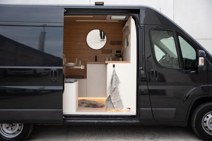 *** Peugeot Boxer Mobilhome NIEUWE OMBOUW ***, Caravans en Kamperen, Mobilhomes, Bedrijf, tot en met 2, Buscamper of Camperbus