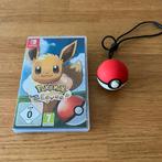Pokémon Let's Go Eevee (Nintendo Switch) + Poké Ball Plus, Avontuur en Actie, 2 spelers, Ophalen of Verzenden, Zo goed als nieuw