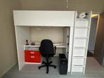 Lit ikea avec bureau et penderie, Enlèvement, Comme neuf
