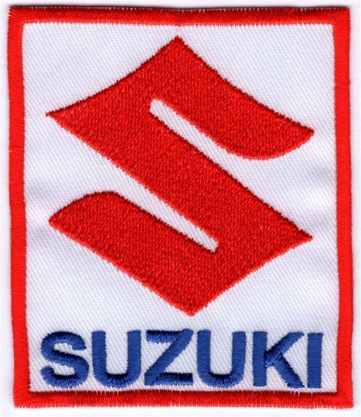 Suzuki stoffen opstrijk patch embleem #18, Motoren, Accessoires | Overige, Nieuw, Verzenden
