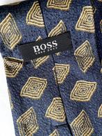 Cravate BOSS, Gedragen, Met patroon, Blauw, Boss