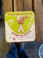 trappist Chimay wandelingen biervilt coaster kloek en sterk, Ophalen of Verzenden, Zo goed als nieuw, Viltje(s), Overige merken