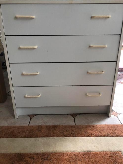 Commodes 4 tiroir, Huis en Inrichting, Kasten | Ladekasten, Gebruikt, Minder dan 100 cm, Minder dan 50 cm, 3 of 4 laden, Ophalen of Verzenden