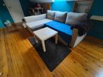 IKEA Slaapbank + GRATIS tafeltje en vloermat, Huis en Inrichting, Ophalen, Gebruikt, 125 tot 150 cm, Hoekbank