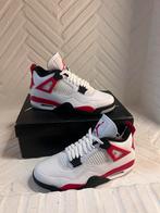 Nike Jordan 4 rood cement, Wit, Ophalen of Verzenden, Zo goed als nieuw, Nike air jordan