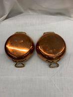 2 koperen potjes, Ophalen of Verzenden