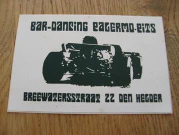 Autocollant vintage F1 Car Bar Dancing Palermo Pits, Enlèvement ou Envoi, Neuf, Voiture ou Moto