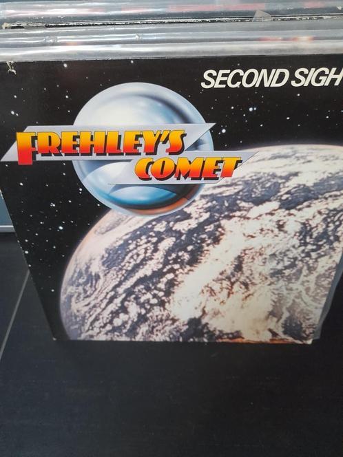 lp - frehley's comet - second sighting, Cd's en Dvd's, Vinyl | Hardrock en Metal, Gebruikt, Ophalen of Verzenden