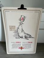 Grote bierkaart van Duvel, Verzamelen, Ophalen, Gebruikt, Reclamebord, Plaat of Schild, Duvel