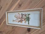 Vintage kader met droogbloemen, Ophalen, Zo goed als nieuw