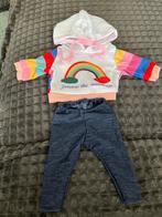 2 delige kledij set voor pop 43 cm type zoals baby born, Kinderen en Baby's, Speelgoed | Poppen, Ophalen of Verzenden