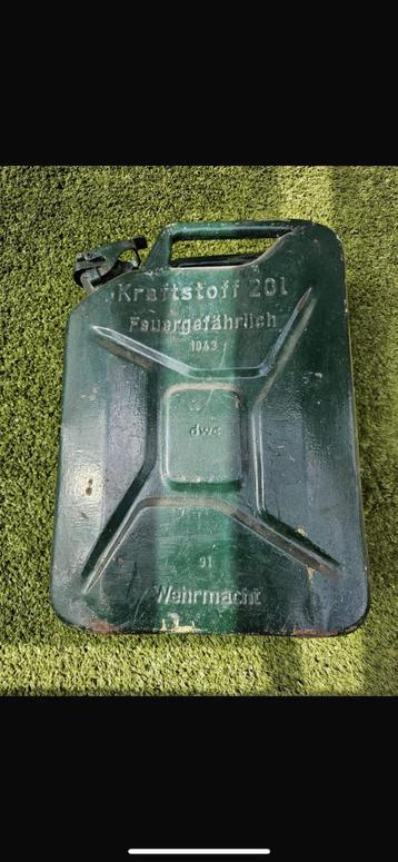 Werhmacht Jerrycan 1943, Enlèvement, Armée de terre, Autres types