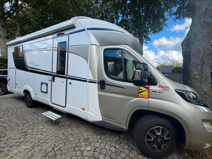 Camper burstner Lyseo td privilege t734 fiat 150pk, Caravans en Kamperen, Mobilhomes, Particulier, tot en met 4, Half-integraal