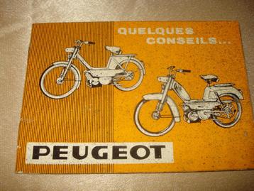 PEUGEOT Cyclomoteurs 1966 Ancien Manuel d'Usage et Entretien, Motoren, Handleidingen en Instructieboekjes, Ophalen of Verzenden