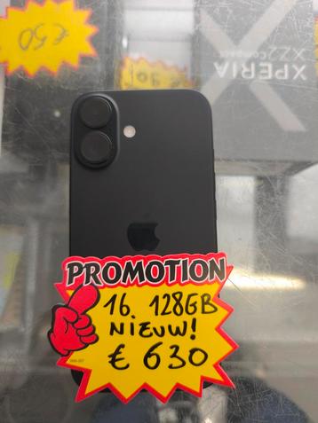 iPhone 16 128gb Nieuw 2 jaar garantie  beschikbaar voor biedingen
