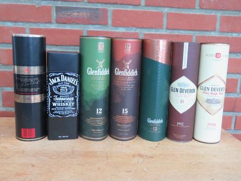 boîtes de collection pour whisky,  bière, Collections, Verres & Petits Verres, Utilisé, Enlèvement ou Envoi