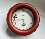 Alessi ‘Time Flies’ Keukenklok Vintage Rood, Ophalen of Verzenden, Gebruikt, Analoog, Wandklok