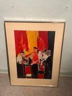 Reproductie Hartini Voorstelling in het Blauw in kader, Antiek en Kunst, Kunst | Litho's en Zeefdrukken, Ophalen