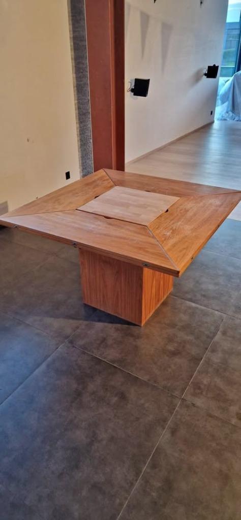 Uitklapbare tafel, Huis en Inrichting, Tafels | Eettafels, Zo goed als nieuw, 100 tot 150 cm, 100 tot 150 cm, Vijf personen of meer