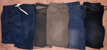 Te koop 6 korte spijkerbroeken maat M(zo goed als nieuw)  beschikbaar voor biedingen