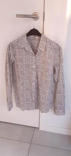 hemd lange mouw  BPC Selection EUR36  F/B38 bruin-roze print, Maat 38/40 (M), Bruin, Ophalen of Verzenden, Zo goed als nieuw