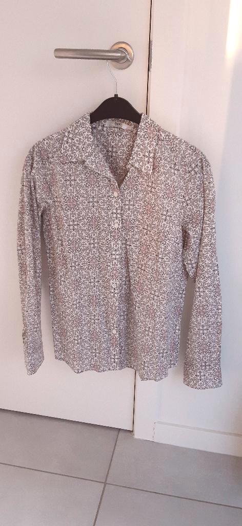 chemise à manches longues BPC   F/B38 imprimé marron/rose, Vêtements | Femmes, Blouses & Tuniques, Comme neuf, Taille 38/40 (M)