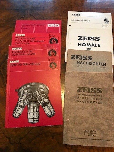 oude Zeiss folders, Antiek en Kunst, Antiek | Boeken en Manuscripten, Ophalen of Verzenden
