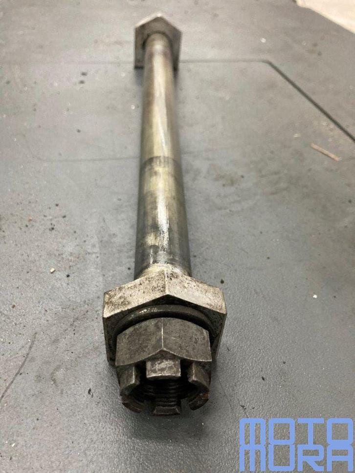 Achteras Kawasaki ZZR1400 2012 - 2017 ZX-14 achter as achter, Motoren, Onderdelen | Kawasaki, Gebruikt, Ophalen of Verzenden