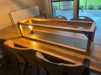 2 vintage wand rekken met verlichting, Huis en Inrichting, Kasten | Wandmeubels, Ophalen, Met plank(en), Gebruikt, Minder dan 150 cm