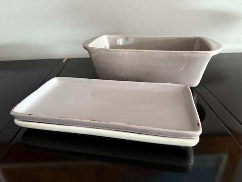 Serax eetservies met 85 delen in bruin en witte combinatie, Huis en Inrichting, Overige Huis en Inrichting, Gebruikt, Ophalen