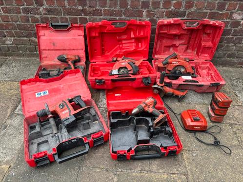 HILTI ACCU MACHINES (set of apart) 22 Volt, Doe-het-zelf en Bouw, Gereedschap | Handgereedschap, Gebruikt, Ophalen