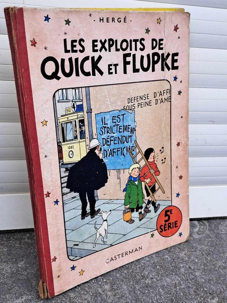 les exploits de quick et flupke serie 5, Boeken, Stripverhalen, Ophalen of Verzenden