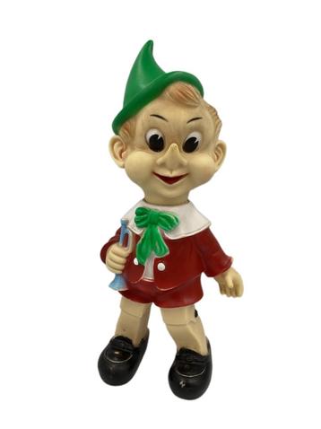 Poppenfiguur - Jongen met trompet beschikbaar voor biedingen