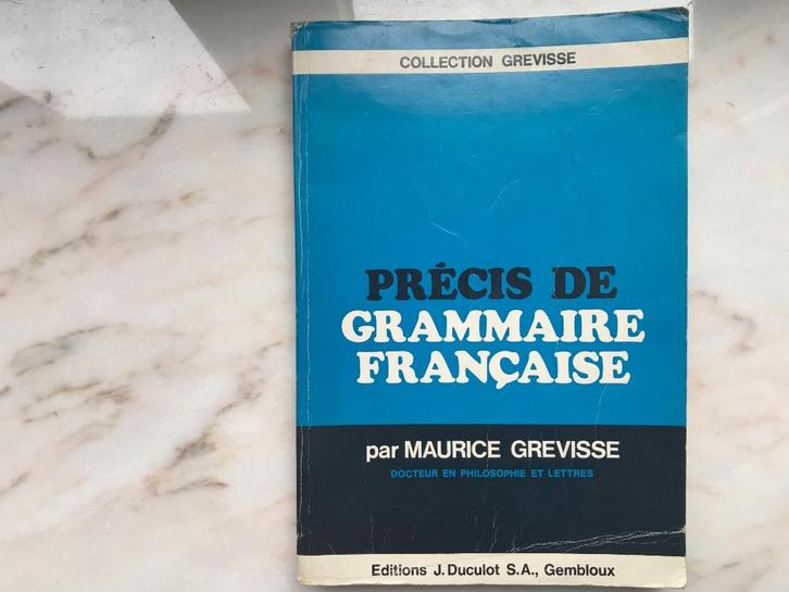 Grevisse Précis de Grammaire + Grammaire pratique, Livres, Livres d'étude & Cours, Comme neuf, Enseignement supérieur professionnel