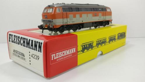 Fleischmann 4239 Diesellok type BR 218 DB, Hobby en Vrije tijd, Modeltreinen | H0, Zo goed als nieuw, Locomotief, Gelijkstroom