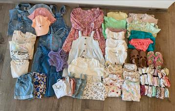 Pakket zomerkleertjes meisje 98/104 beschikbaar voor biedingen