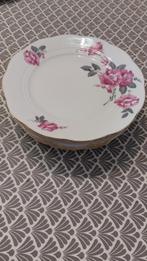 Lot de six assiettes vintage fleuri années 50(avec le thé), Ophalen of Verzenden