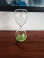 Glazen design zandloper 5 minuten, Antiek en Kunst, Ophalen of Verzenden
