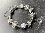 Knappe armband met strass, NIEUW, Ophalen of Verzenden, Nieuw, Zilver, Met strass