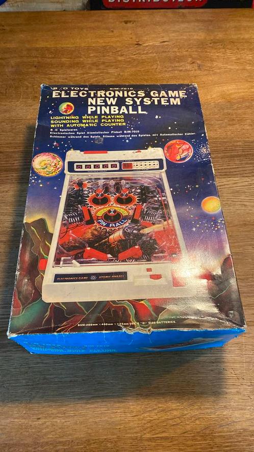 Kleine flipperkast B / O Toys BJM-7010, Antiek en Kunst, Antiek | Speelgoed, Ophalen of Verzenden