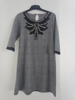 Quinze heures trente - prachtige A-line jurk (mt 38), Kleding | Dames, Maat 38/40 (M), Nieuw, Knielengte, Grijs