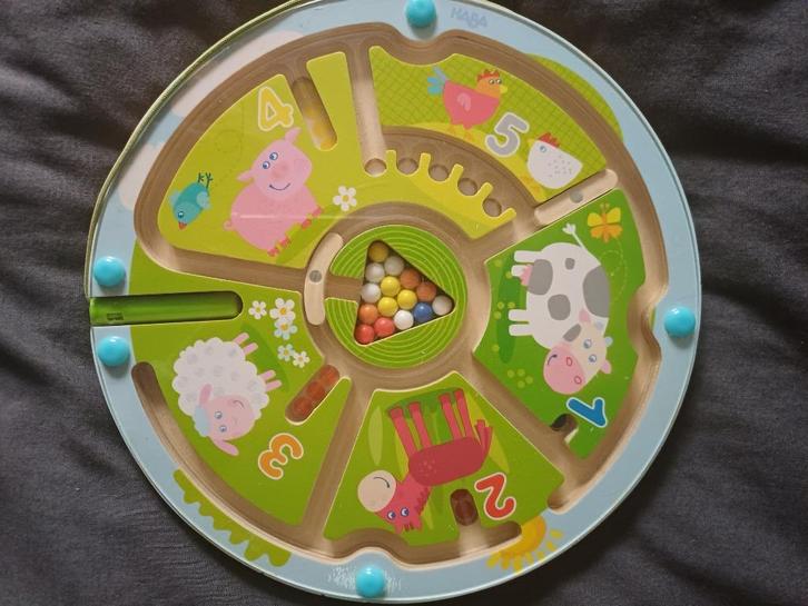 Haba houten telbord magnetisch - mooie staat, Kinderen en Baby's, Speelgoed | Educatief en Creatief, Gebruikt, Ophalen