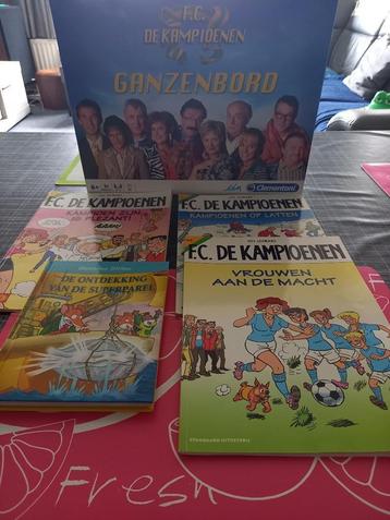 3STRIPS FC DE KAMPIOENEN,GANZENBORD & 1 BOEK GERONIMO STILT