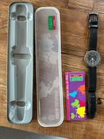Vintage Swatch, Polshorloge, Swatch, Ophalen of Verzenden, Leer