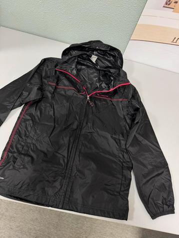 Quechua zwarte regenjas dames jas jack S zwart windstopper beschikbaar voor biedingen