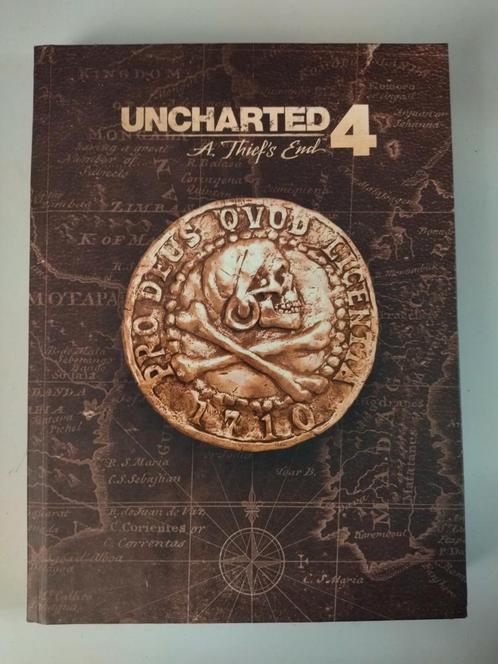 Uncharted4: A Thief's End Collector's Edition Guide + coin, Games en Spelcomputers, Games | Sony PlayStation 4, Zo goed als nieuw