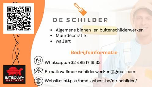 schilder TIJDELIJKE PROMO 6.99/m²; MUURDECORATIE LATTENWAND, Diensten en Vakmensen, Schilders en Behangers, Behangen, Binnenschilderwerk