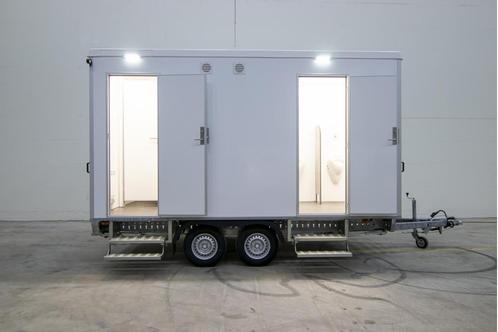 Luxe Toiletwagen | 2 dames 1 heren 2 urinoirs | 110 PVC, Zakelijke goederen, Machines en Bouw | Keten en Containers, Ophalen of Verzenden