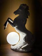 Lamp paard wit keramiek, Enlèvement, Comme neuf
