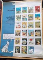 tintin-rare affiche hors commerce -1991, Ophalen of Verzenden, Kuifje, Zo goed als nieuw, Beeldje of Figuurtje